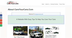 Desktop Screenshot of careyourcars.com